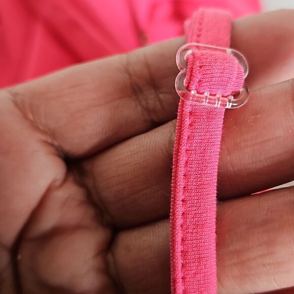 Olsen Europe Ladies Organic Cotton Spaghetti Tank Top Large/ 14 Hot Pink - Picture 15 of 16